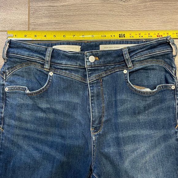Anthropologie Pilcro and the Letterpress High Rise Skinny Jeans Size 33T - Picture 9 of 9